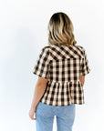 Colby Gingham Blouse