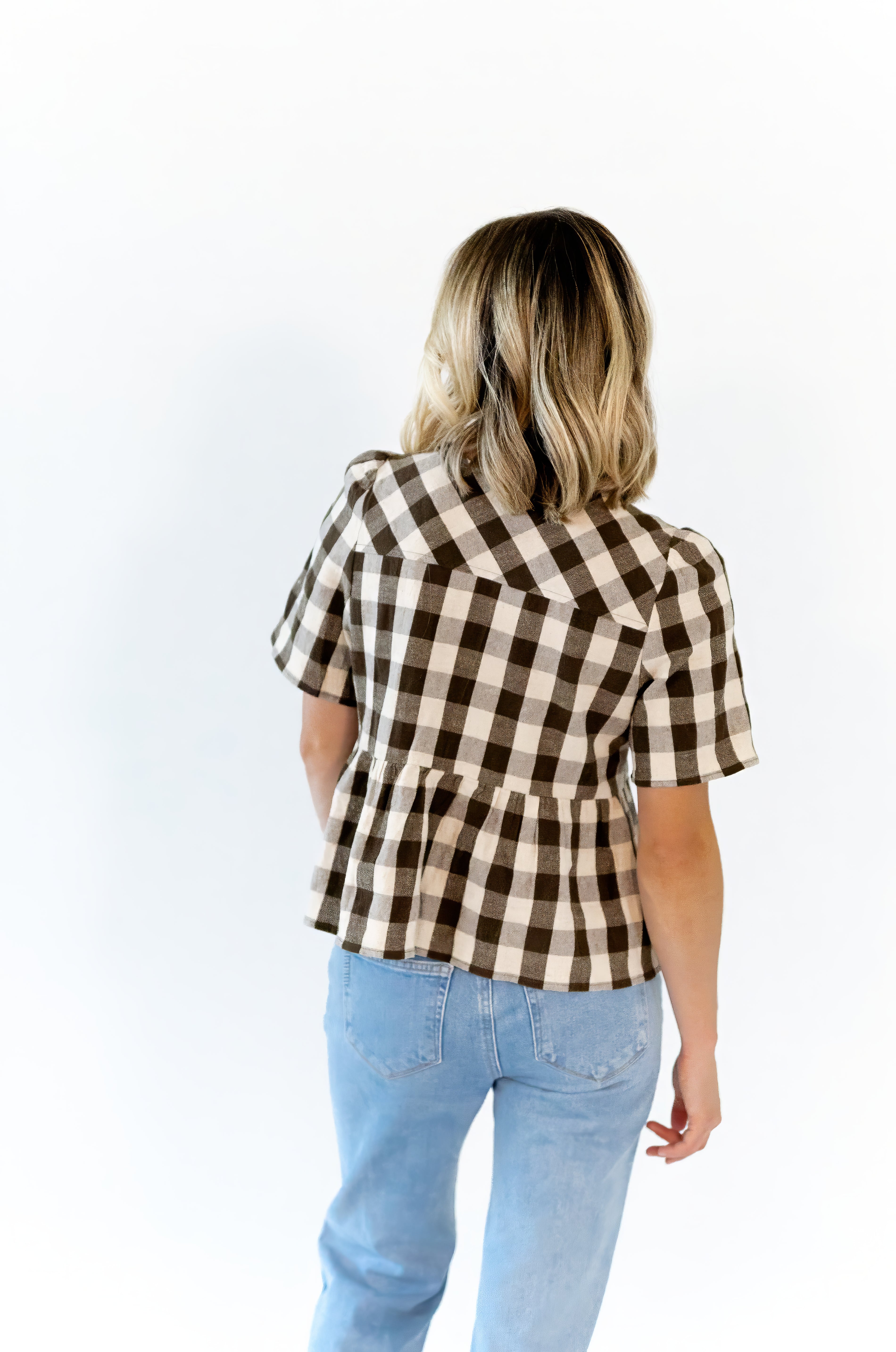 Colby Gingham Blouse