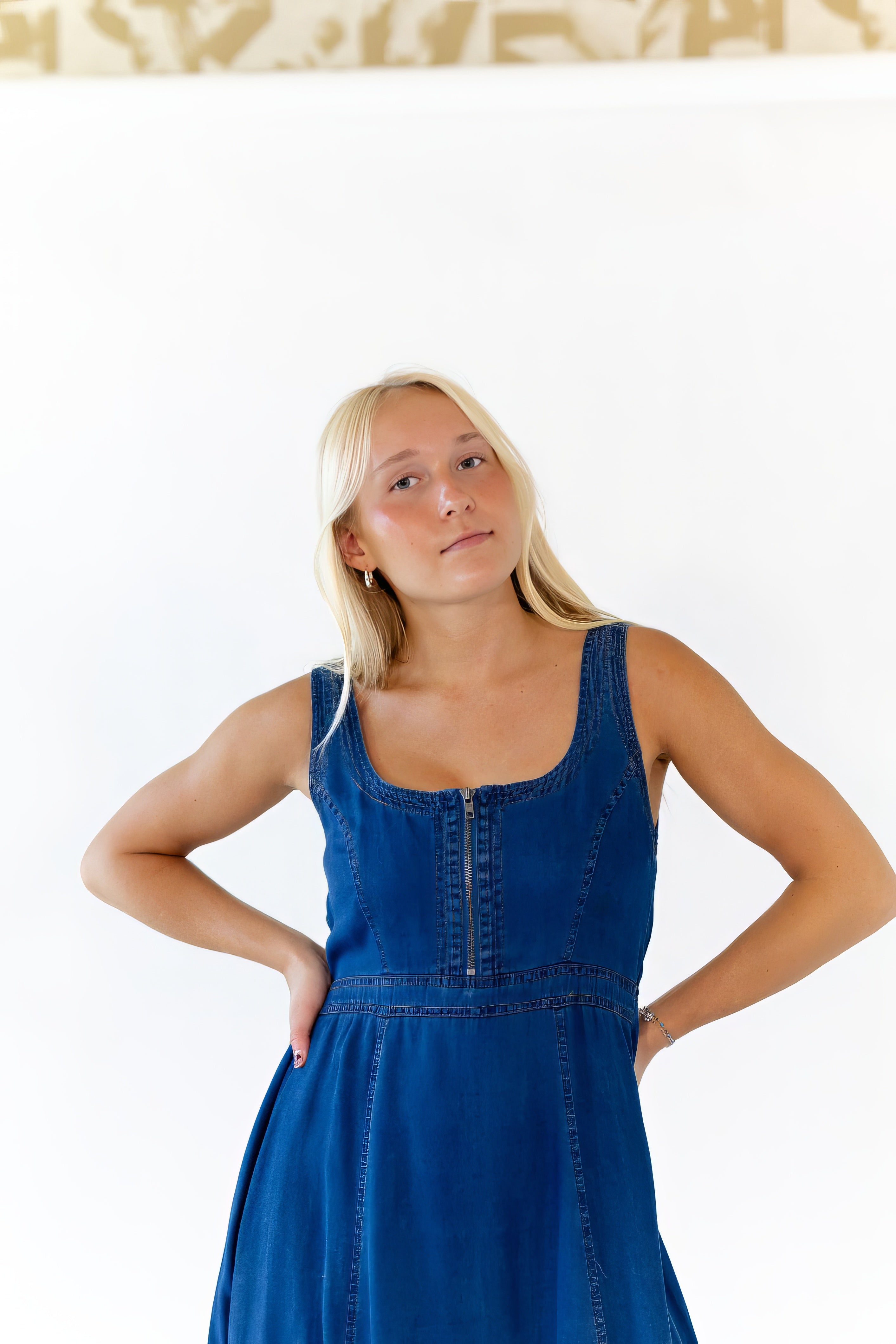 Sophie Denim Midi Dress