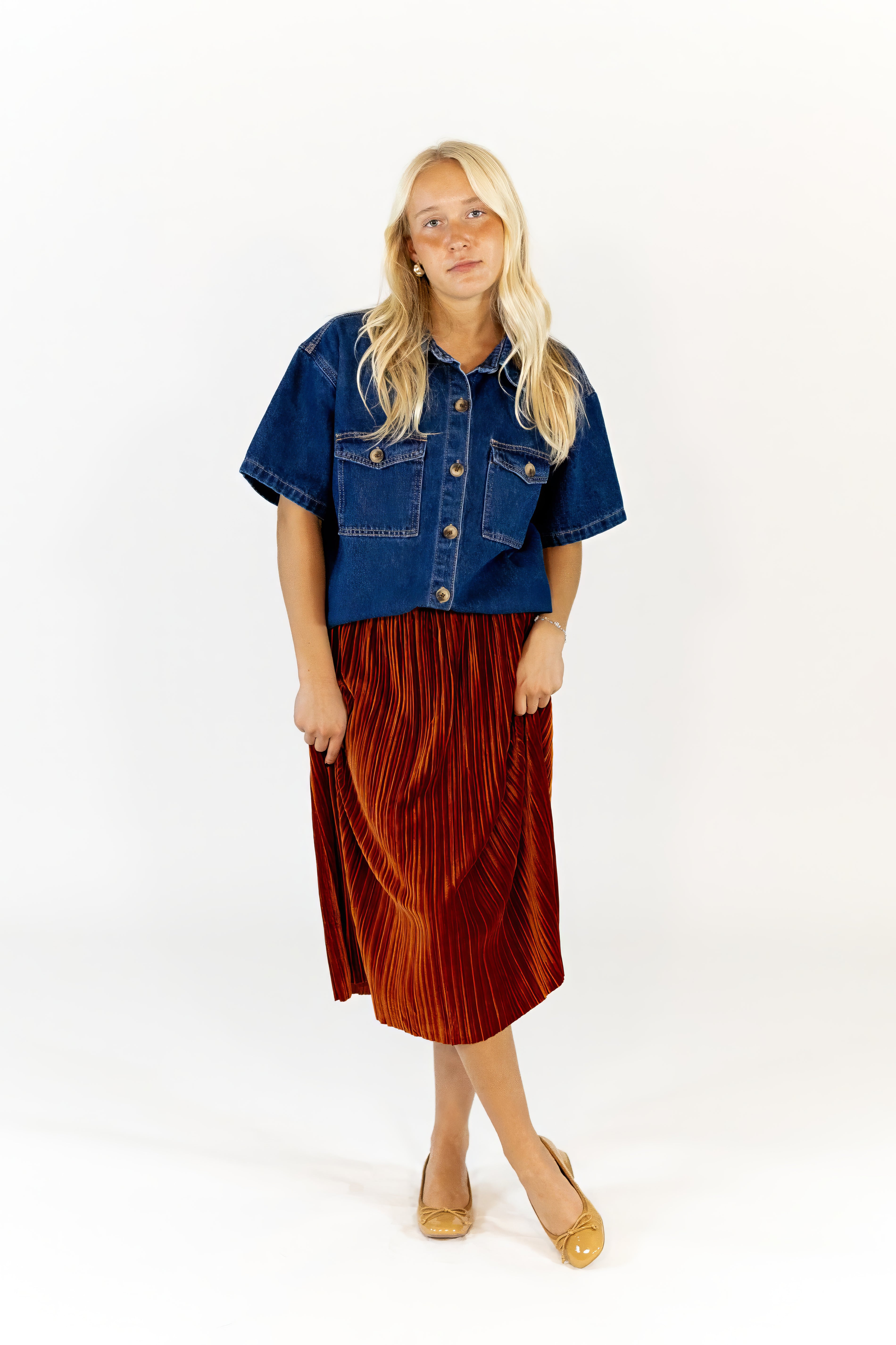 Tommie Denim Button Up