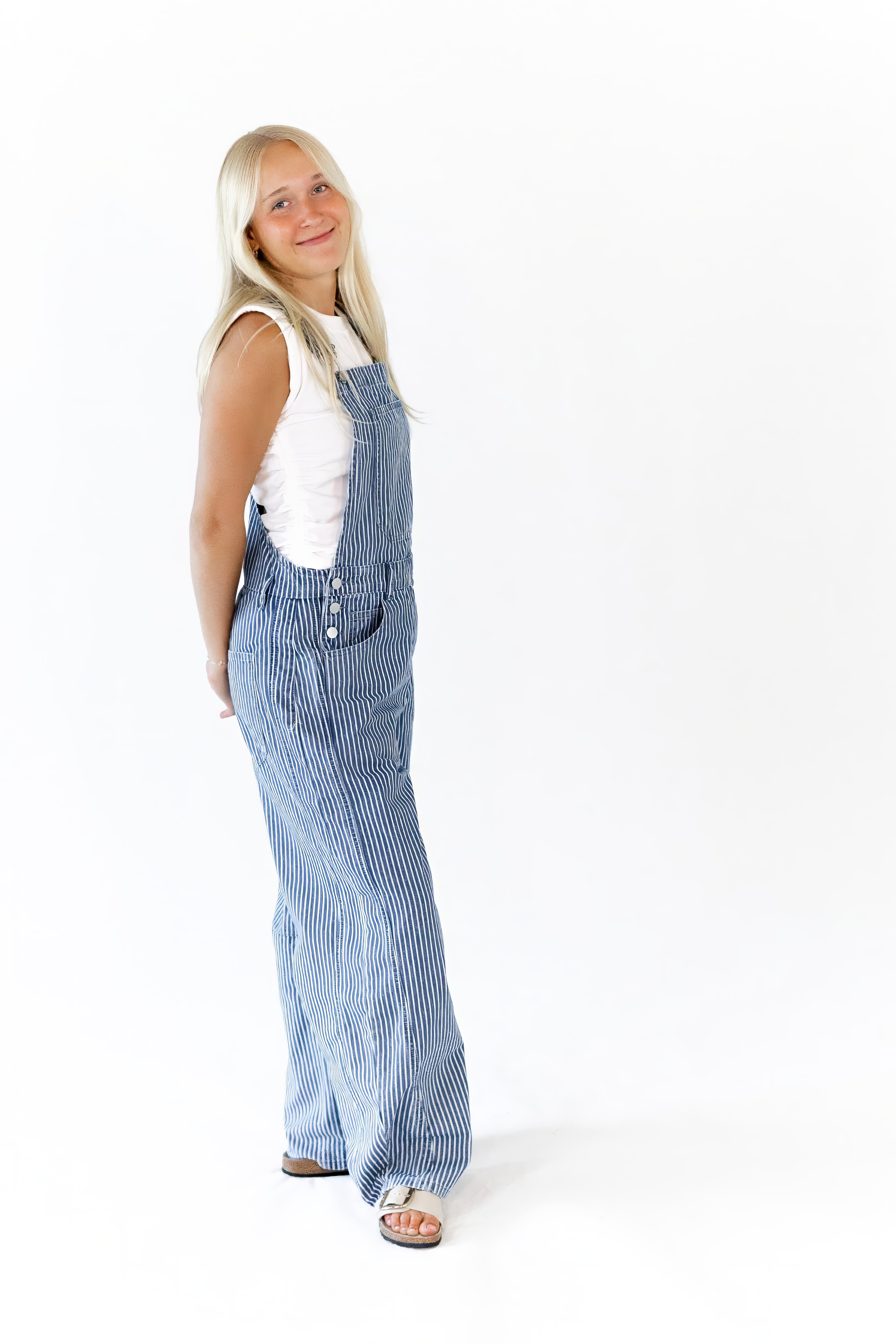 Arthur Striped Overalls