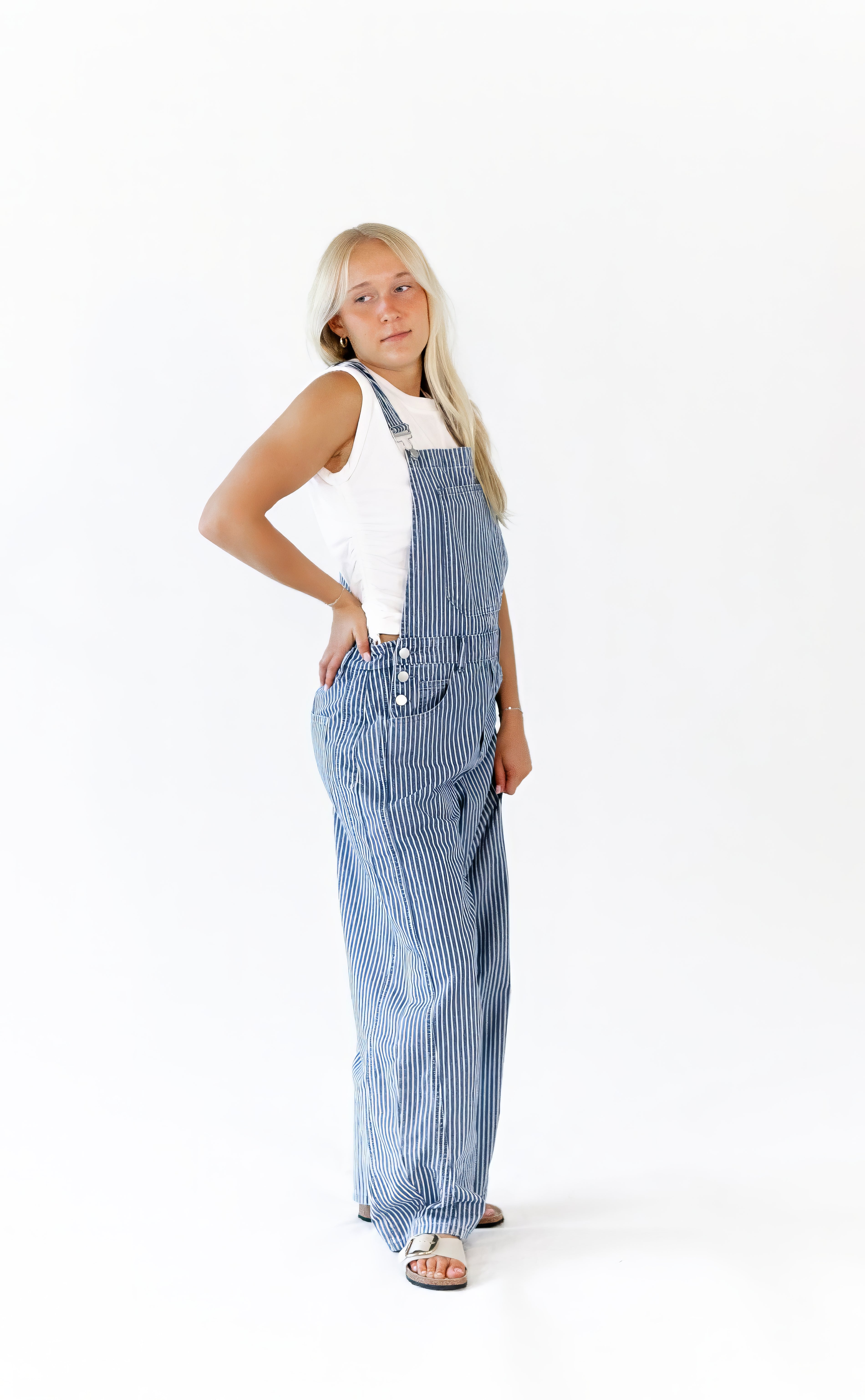 Arthur Striped Overalls