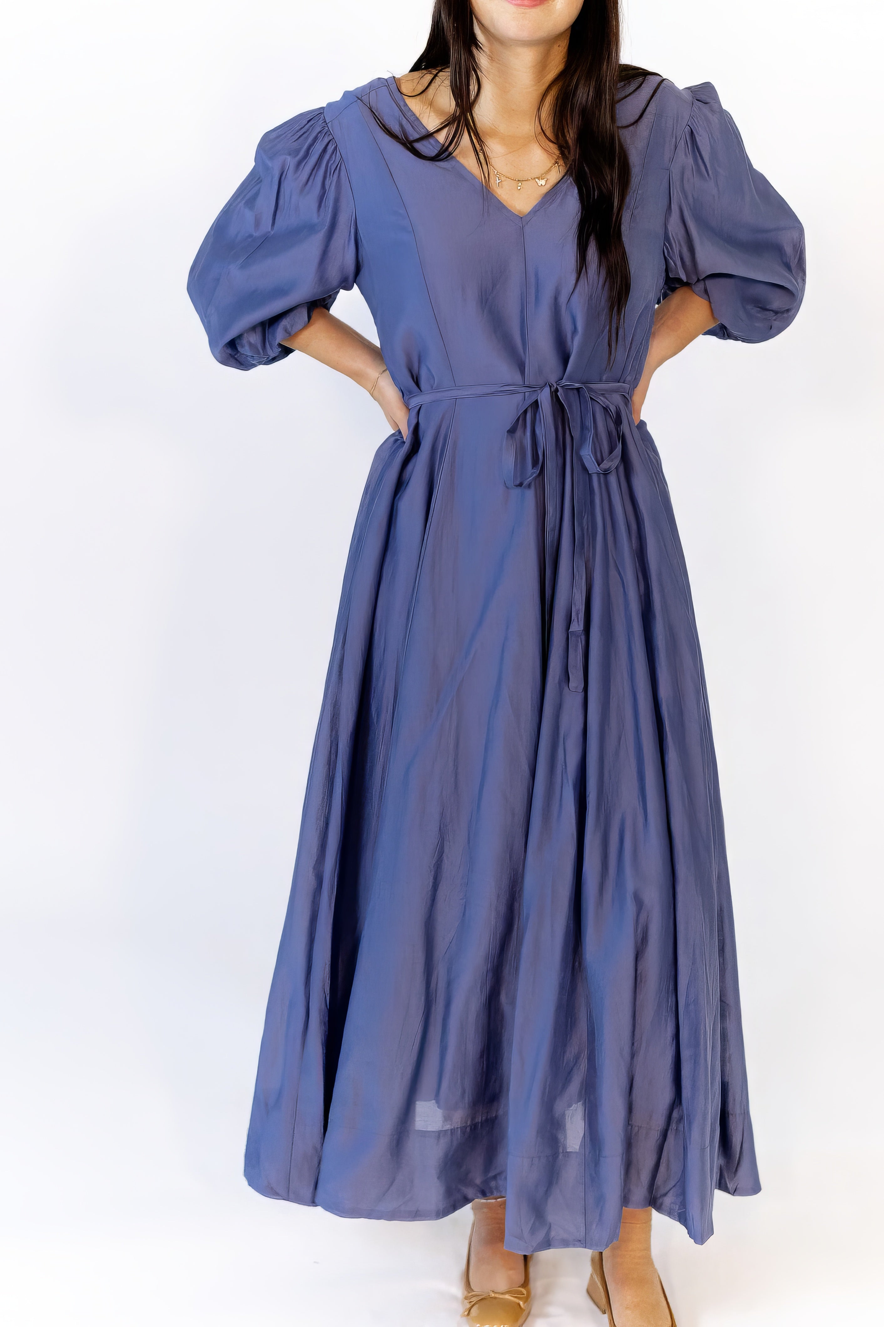 Rory Fit and Flare Dress · Slate