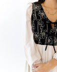Veronica Embroidered Dress