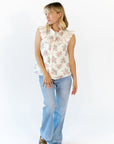 Eliza Collared Floral Top