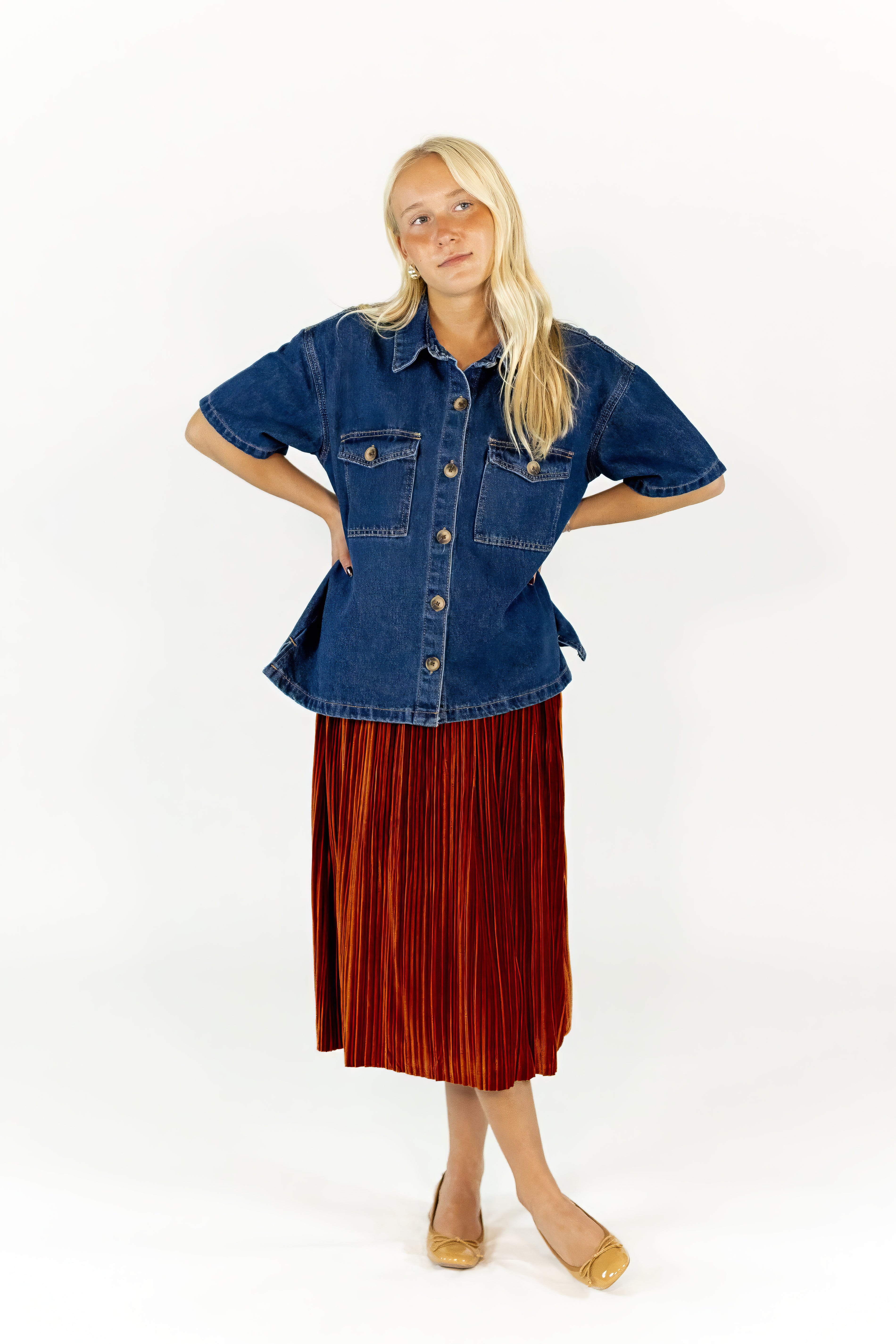 Tommie Denim Button Up