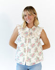 Eliza Collared Floral Top