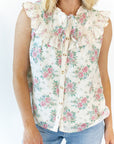 Eliza Collared Floral Top