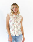 Eliza Collared Floral Top