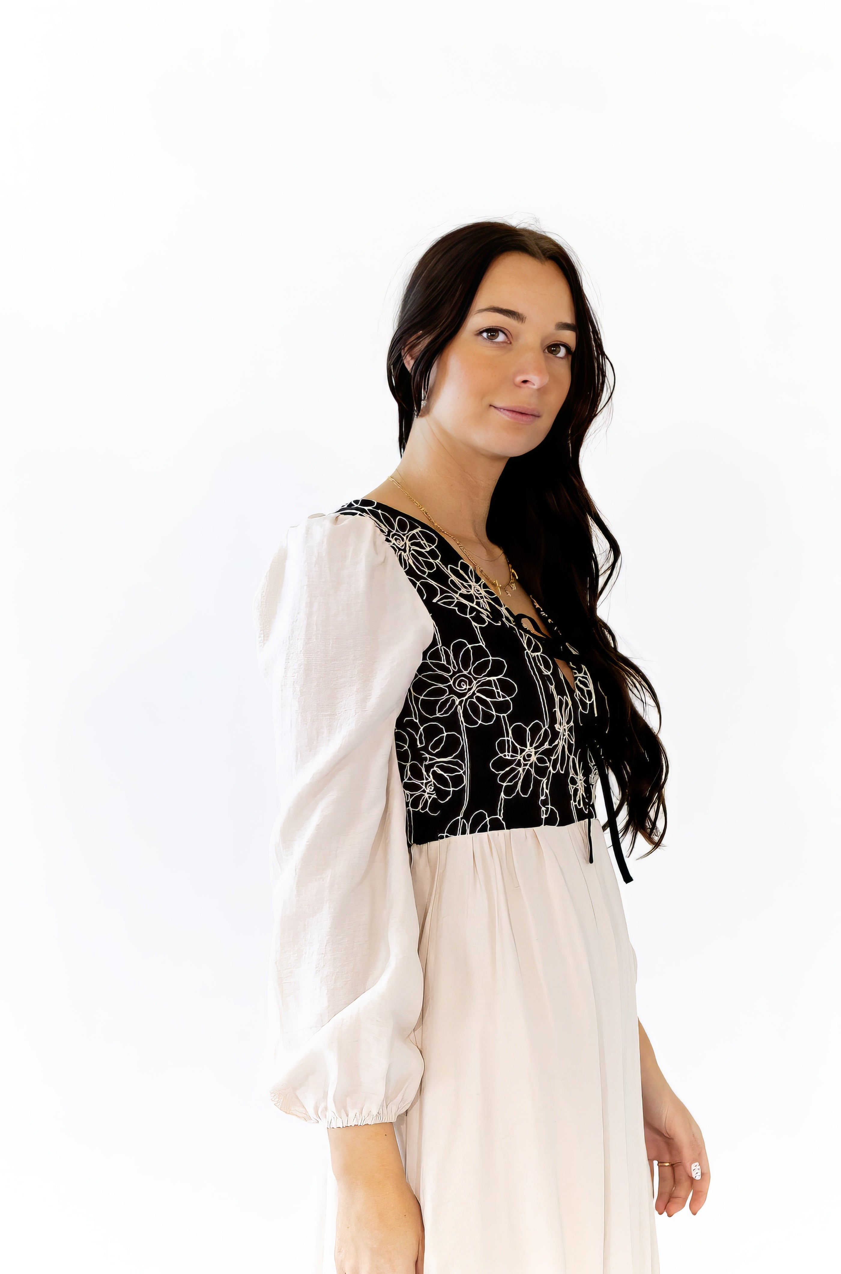 Veronica Embroidered Dress