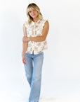 Eliza Collared Floral Top