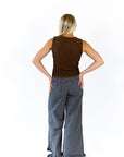 Clara Ruffle Hem Pants