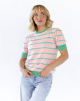 Chateau Knit Striped Tee