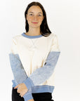 Nyssa Denim Contrast Top