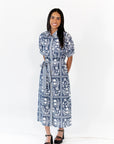 Layla Tie Waist Midi Dress