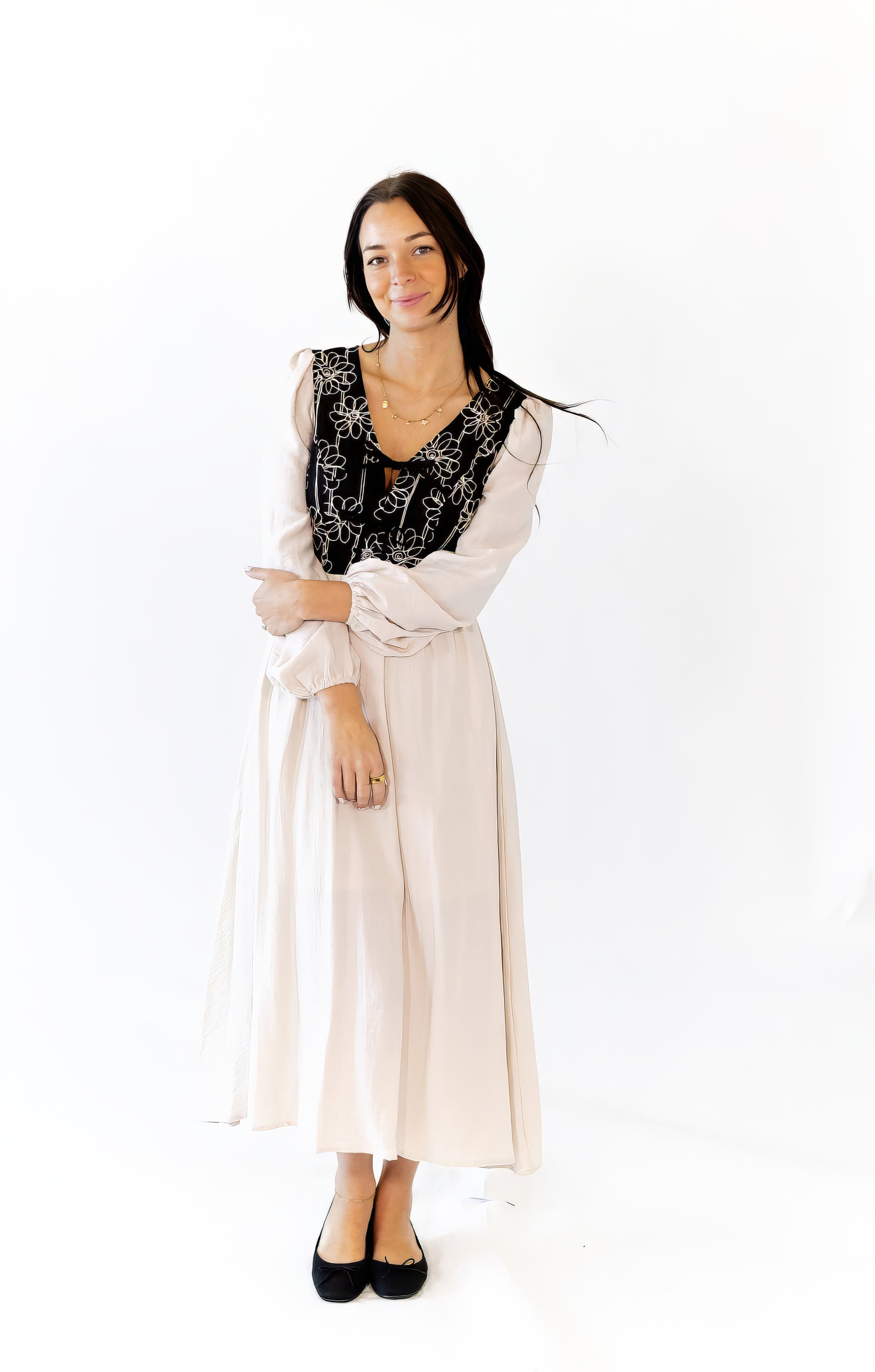 Veronica Embroidered Dress