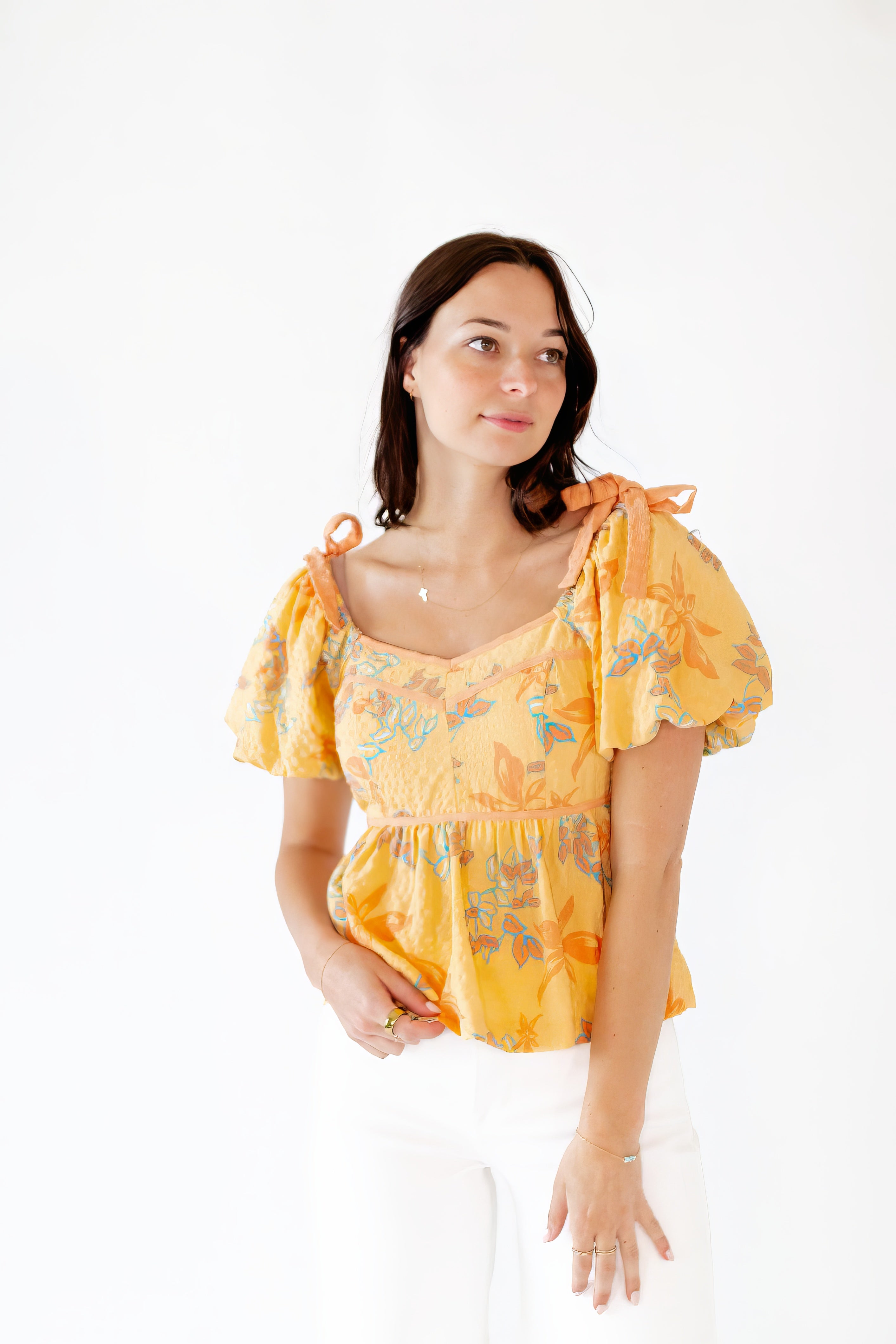 Papaya Sweetheart Top