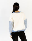 Nyssa Denim Contrast Top