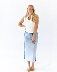 Cambria Denim Skirt ⭐︎ Restocked