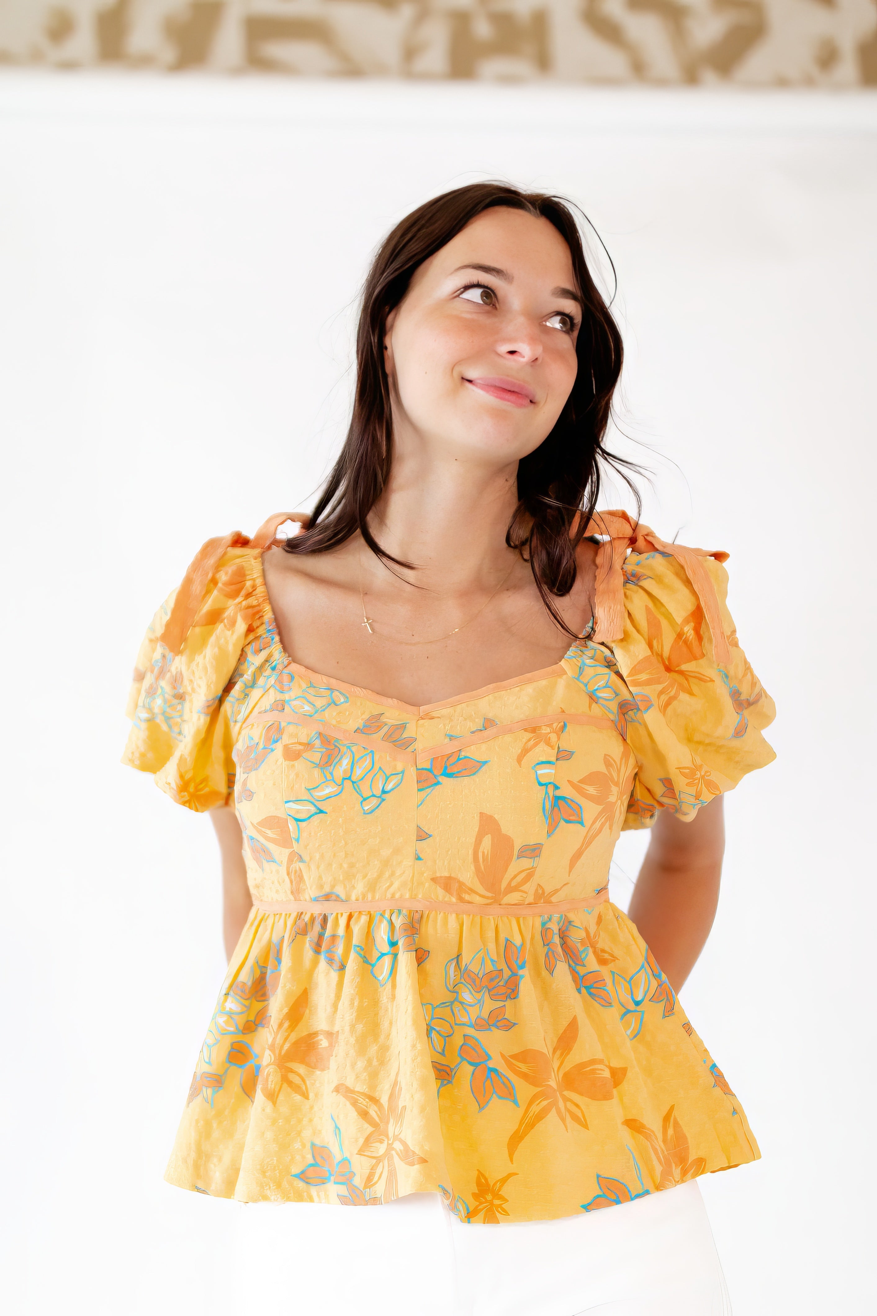 Papaya Sweetheart Top