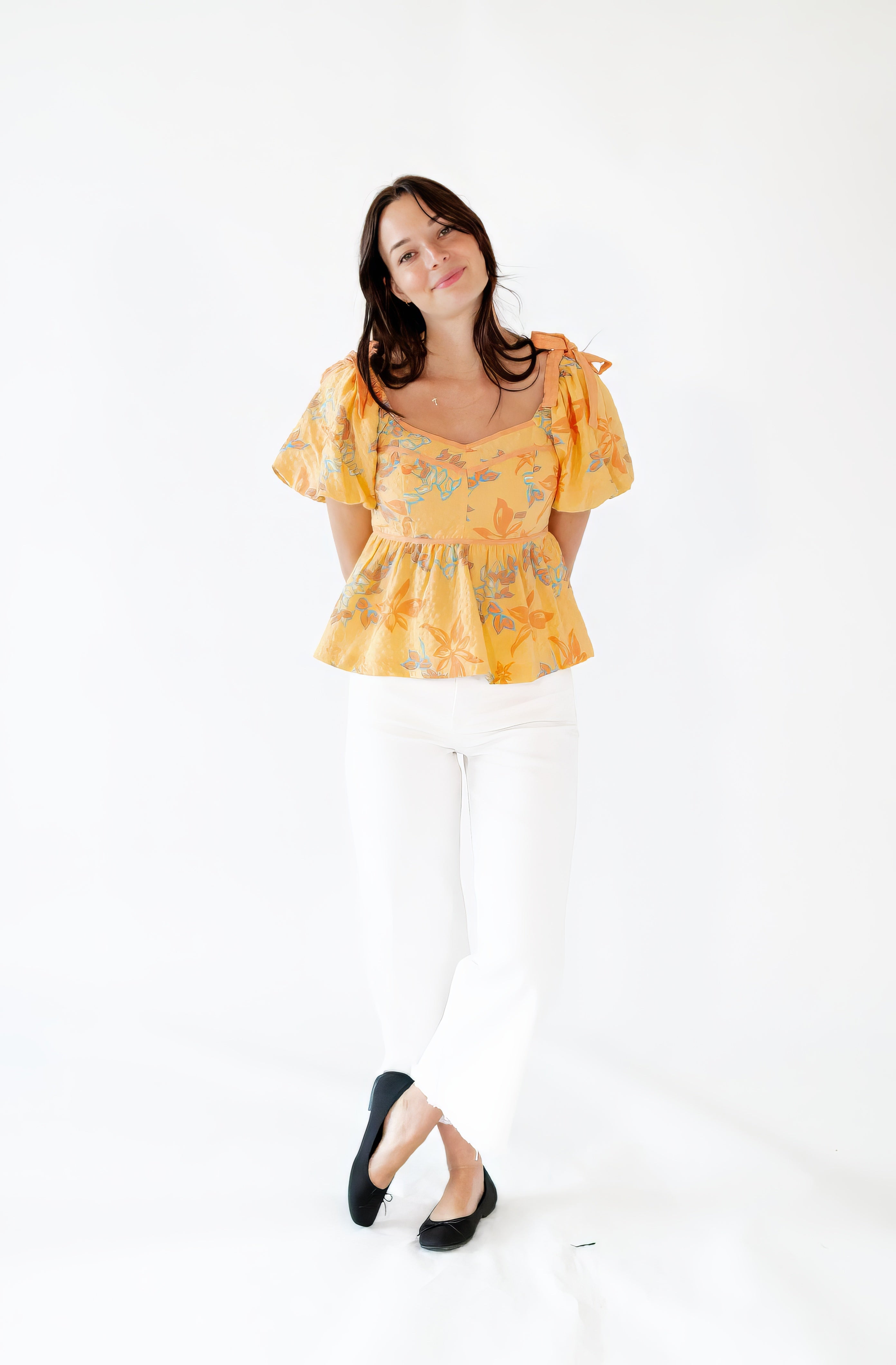 Papaya Sweetheart Top