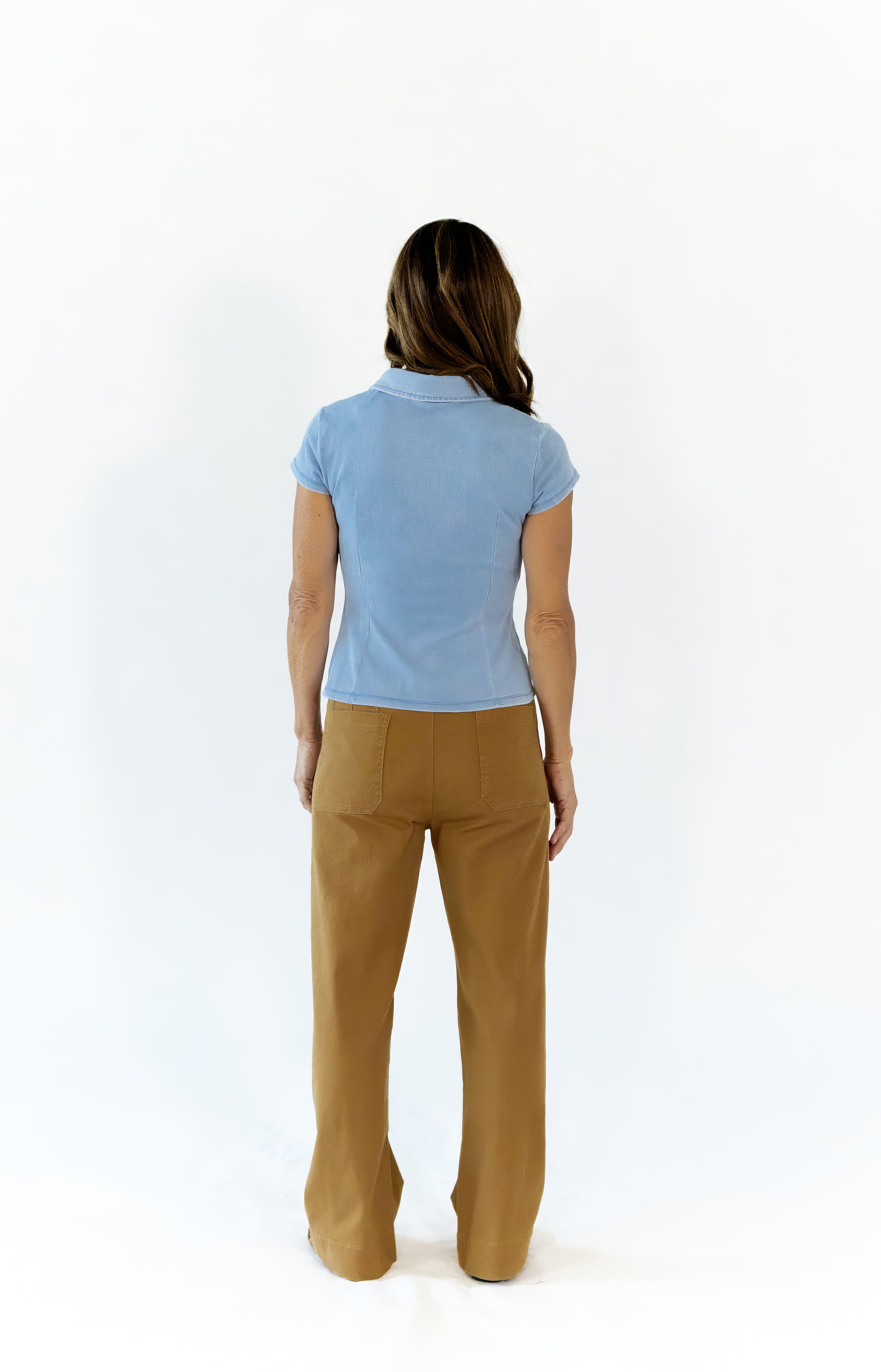 Strada Denim Button Up