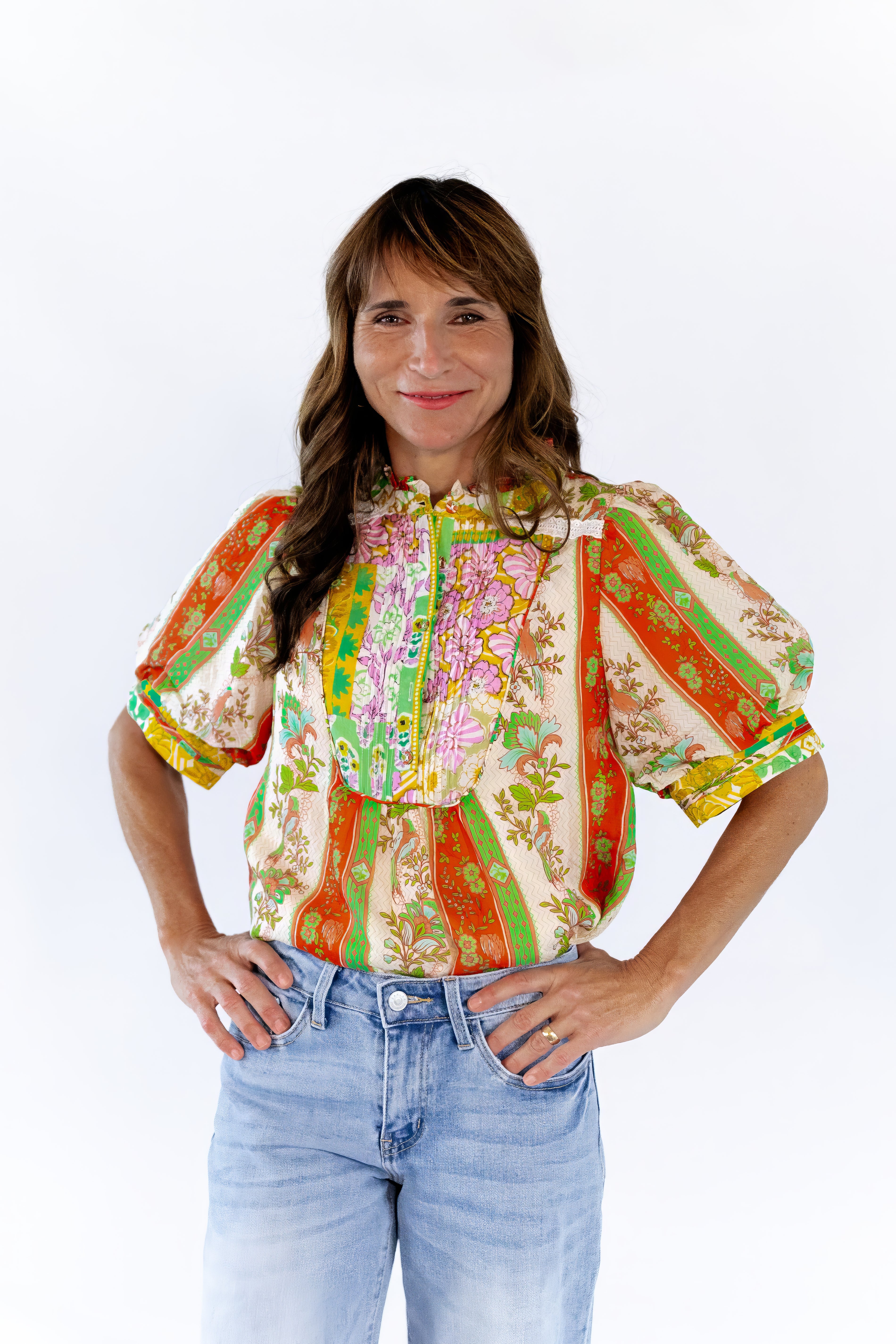 Jadyn Patchwork Blouse