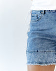 Lauren Denim Striped Shorts
