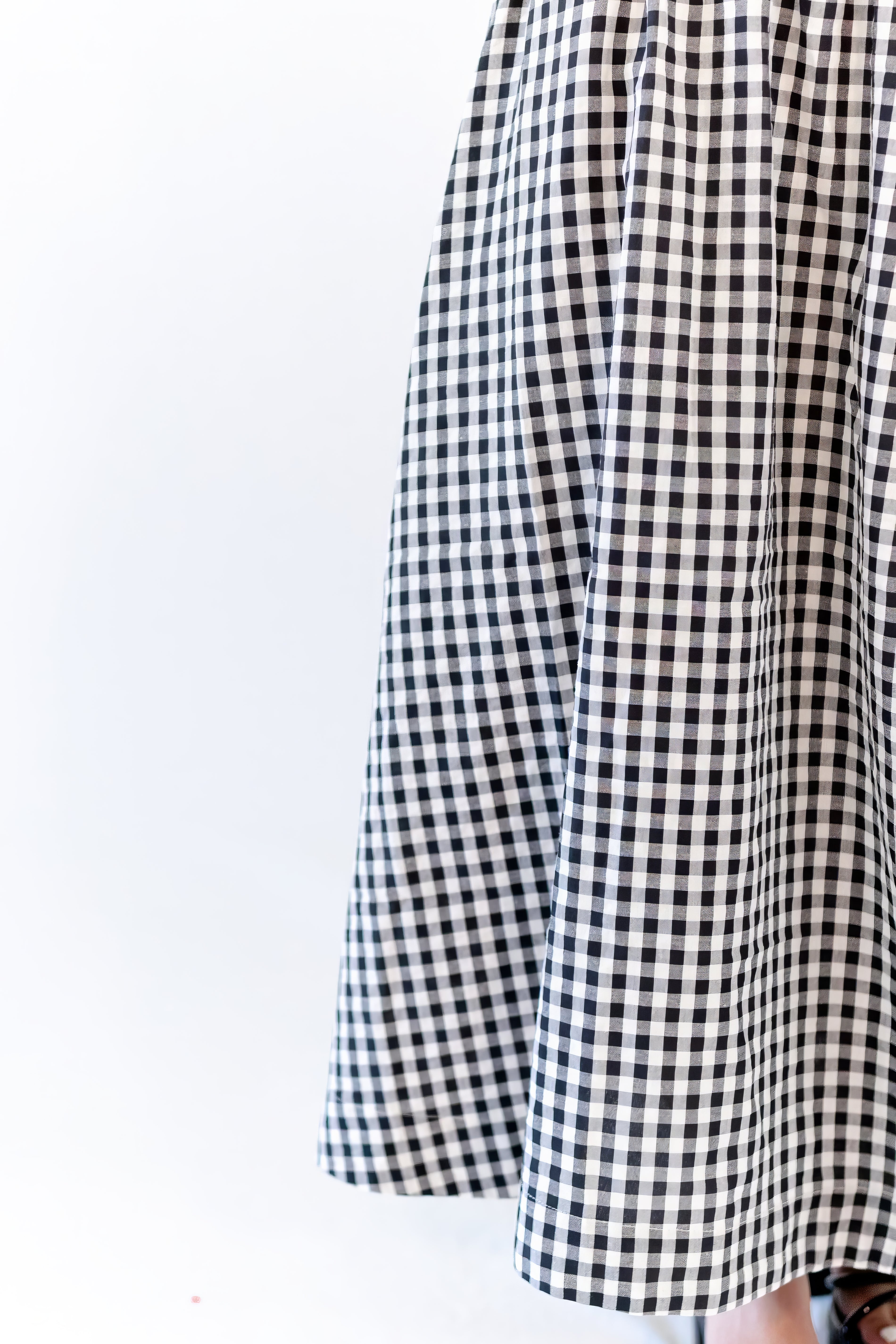 Iris Gingham Midi Skirt