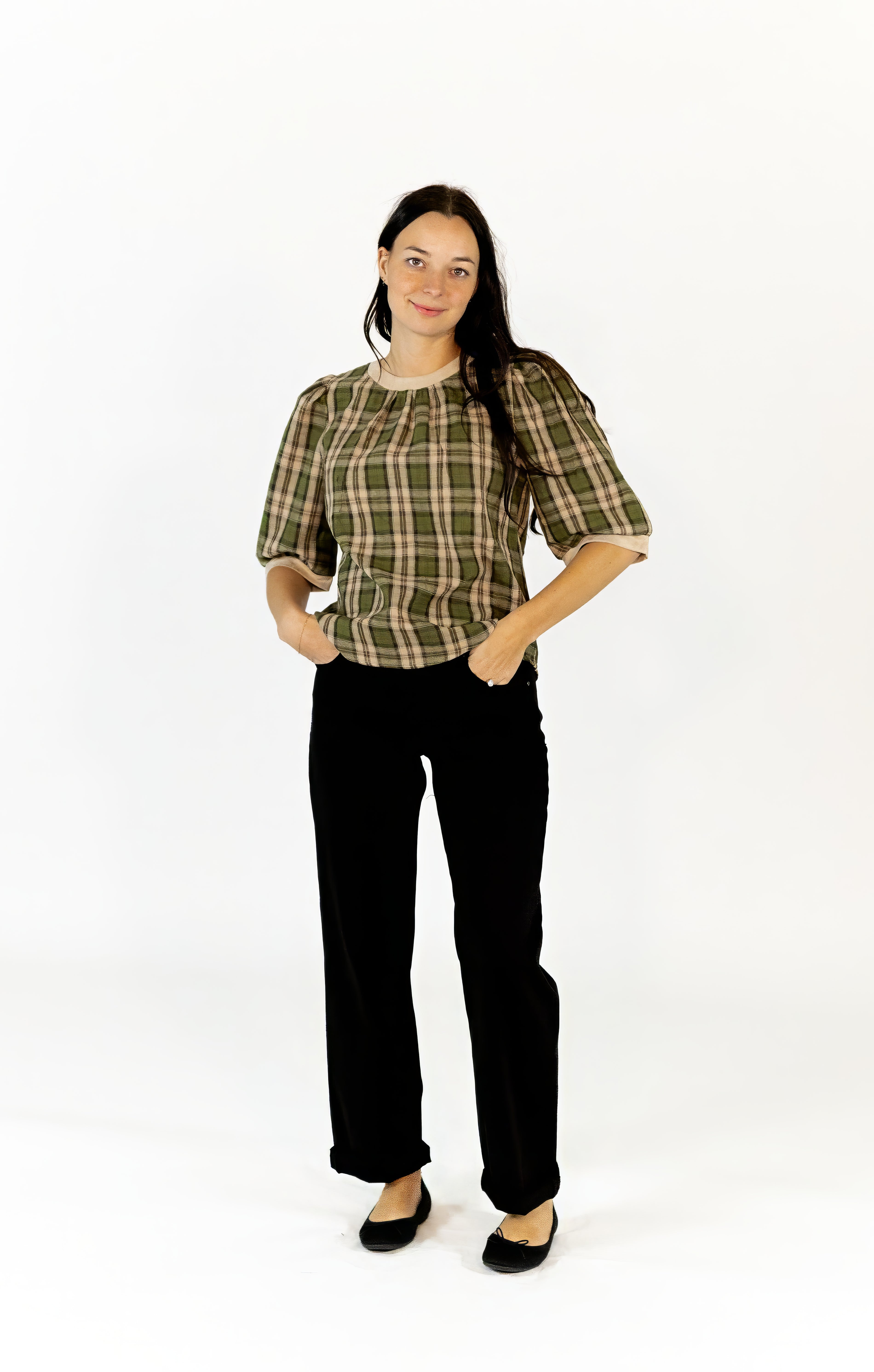 Merritt Plaid Blouse