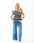 Sorrel Stripe Muscle Tee