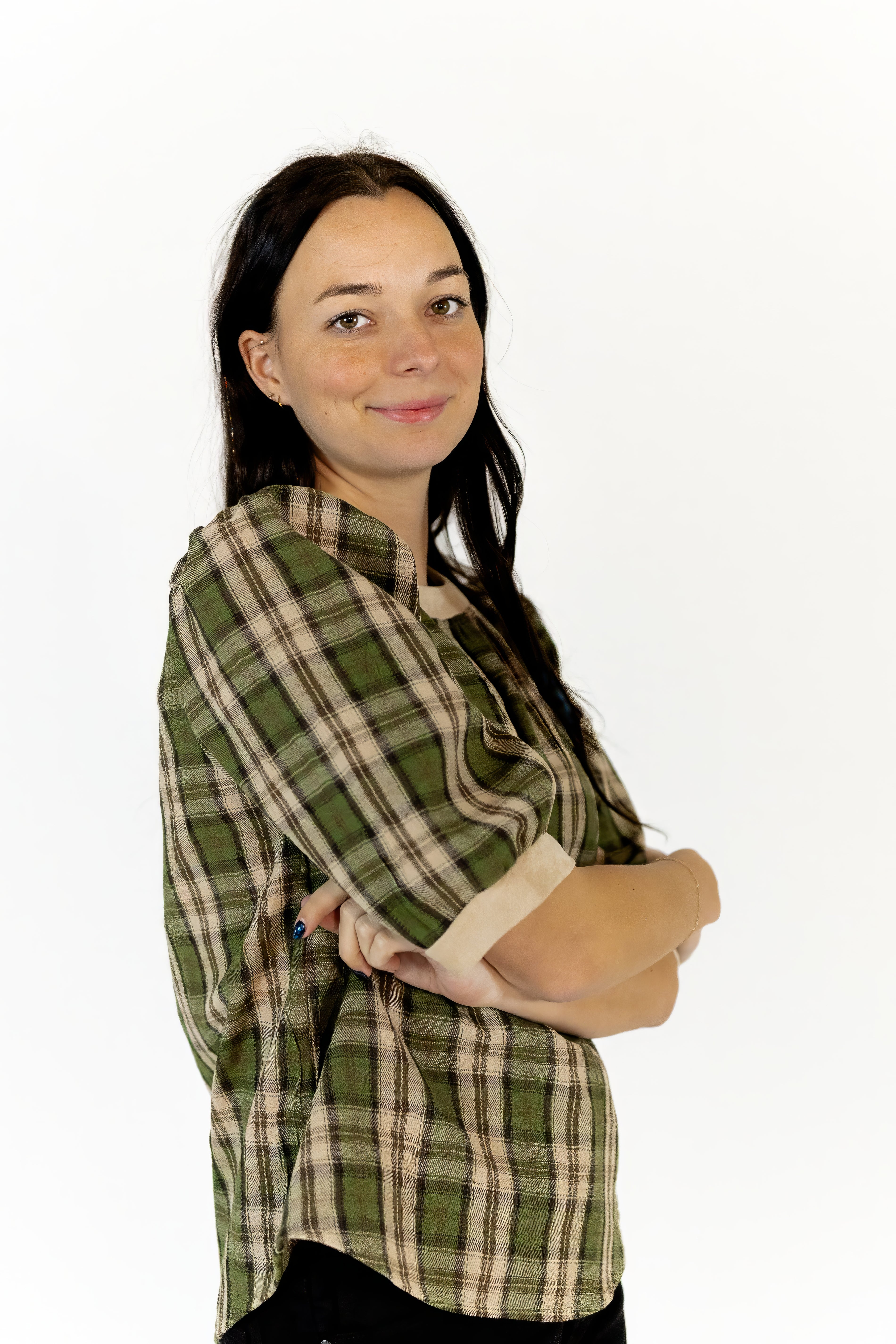 Merritt Plaid Blouse