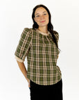 Merritt Plaid Blouse