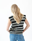 Sorrel Stripe Muscle Tee