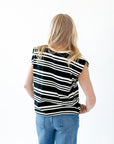 Sorrel Stripe Muscle Tee