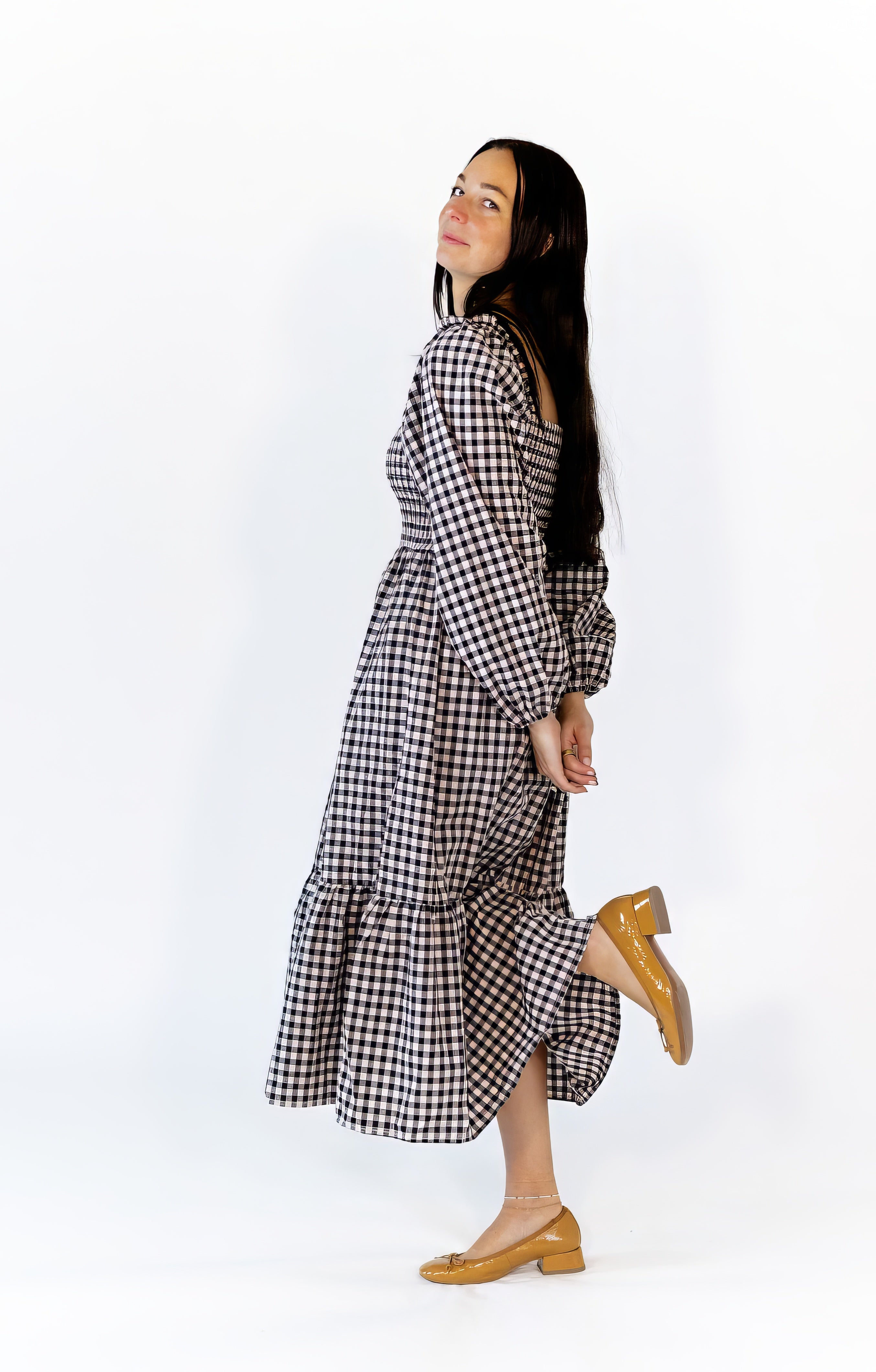 Anna Gingham Dress