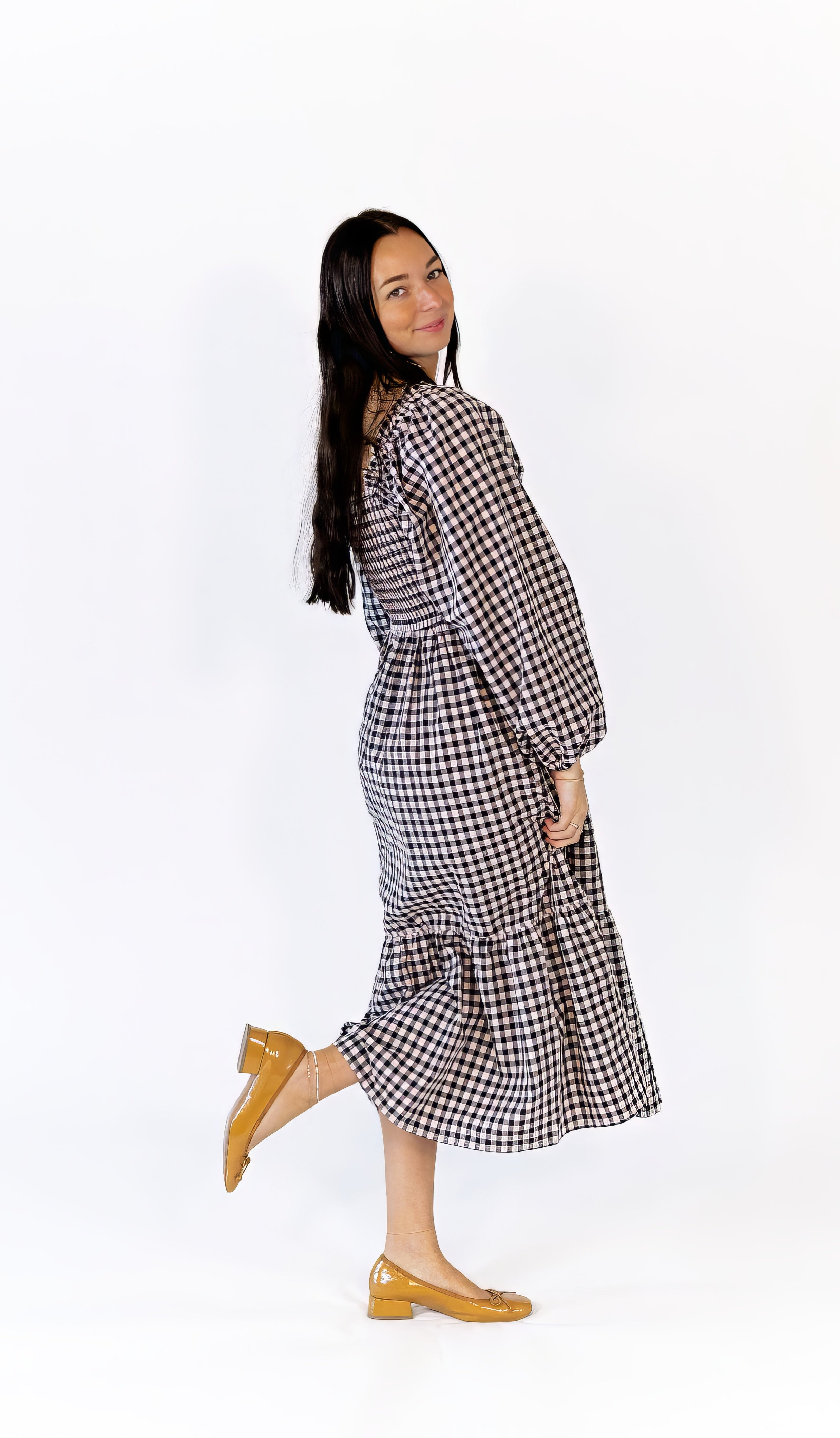 Anna Gingham Dress