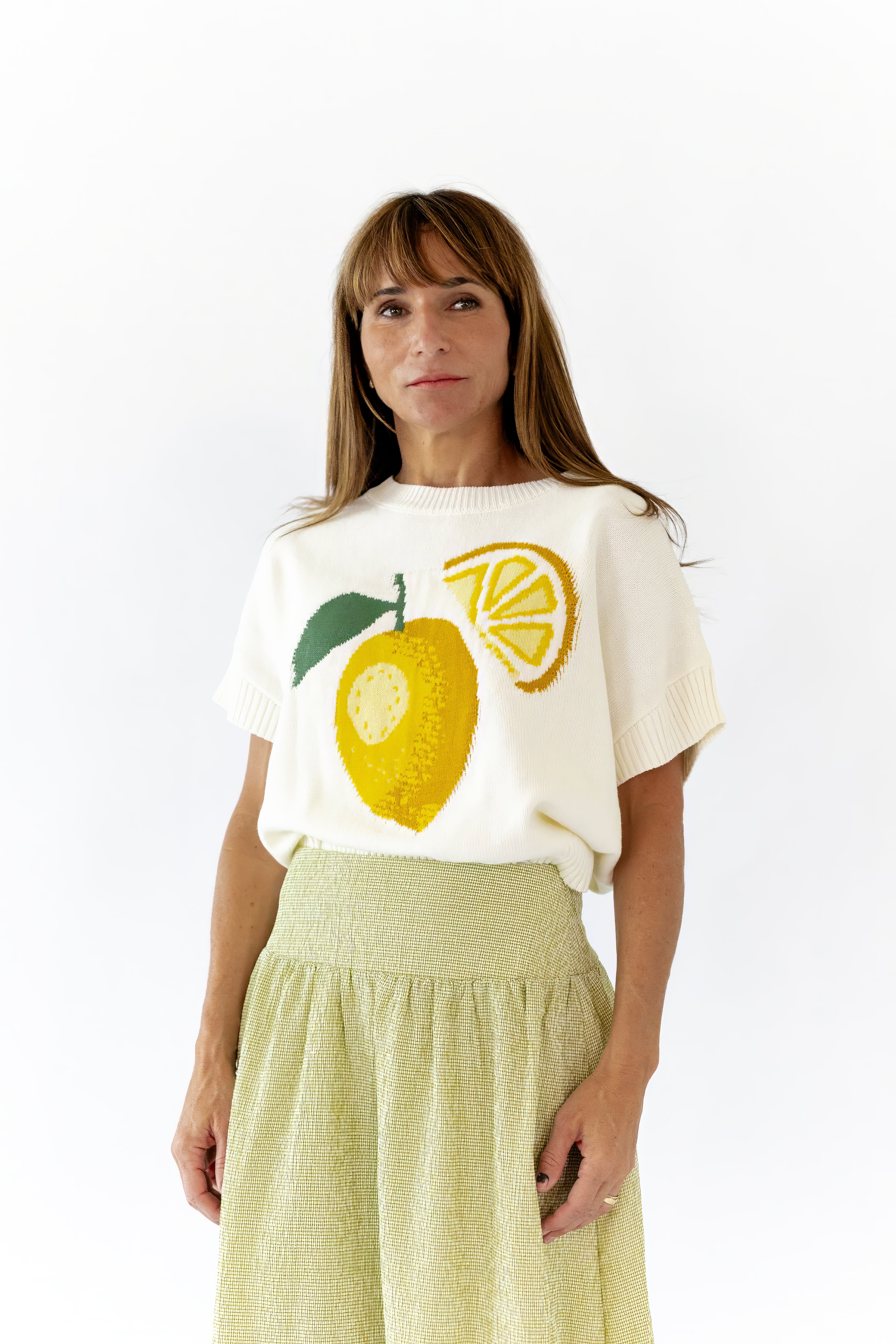 Citrus Peel Knit Top