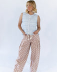 Rune Polka Dot Barrel Jeans