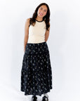 Darla Floral Midi Skirt  ⤫ Restocked