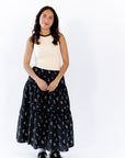 Darla Floral Midi Skirt  ⤫ Restocked