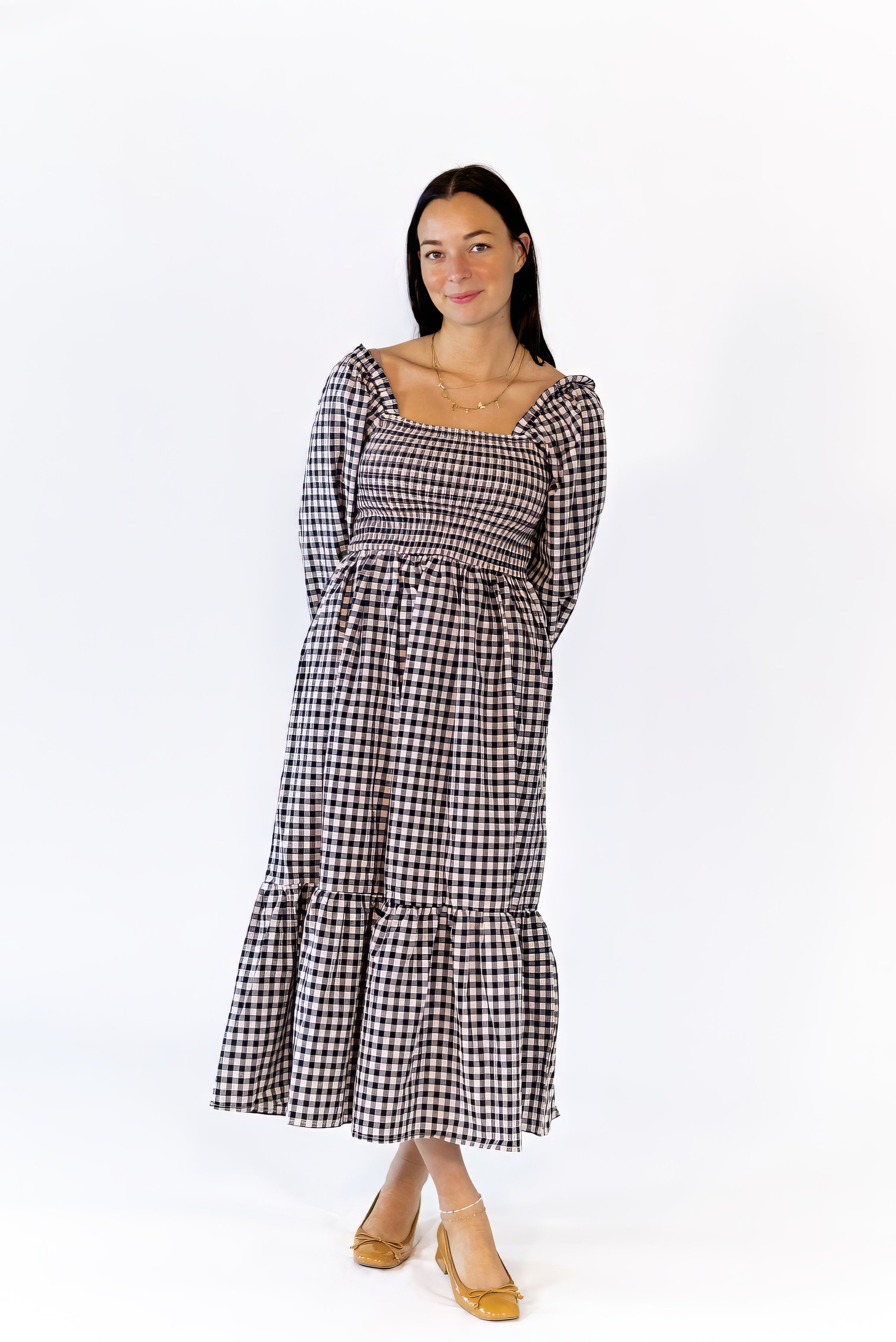 Anna Gingham Dress