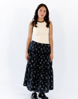 Darla Floral Midi Skirt  ⤫ Restocked