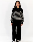Jenny Striped Sweater Set