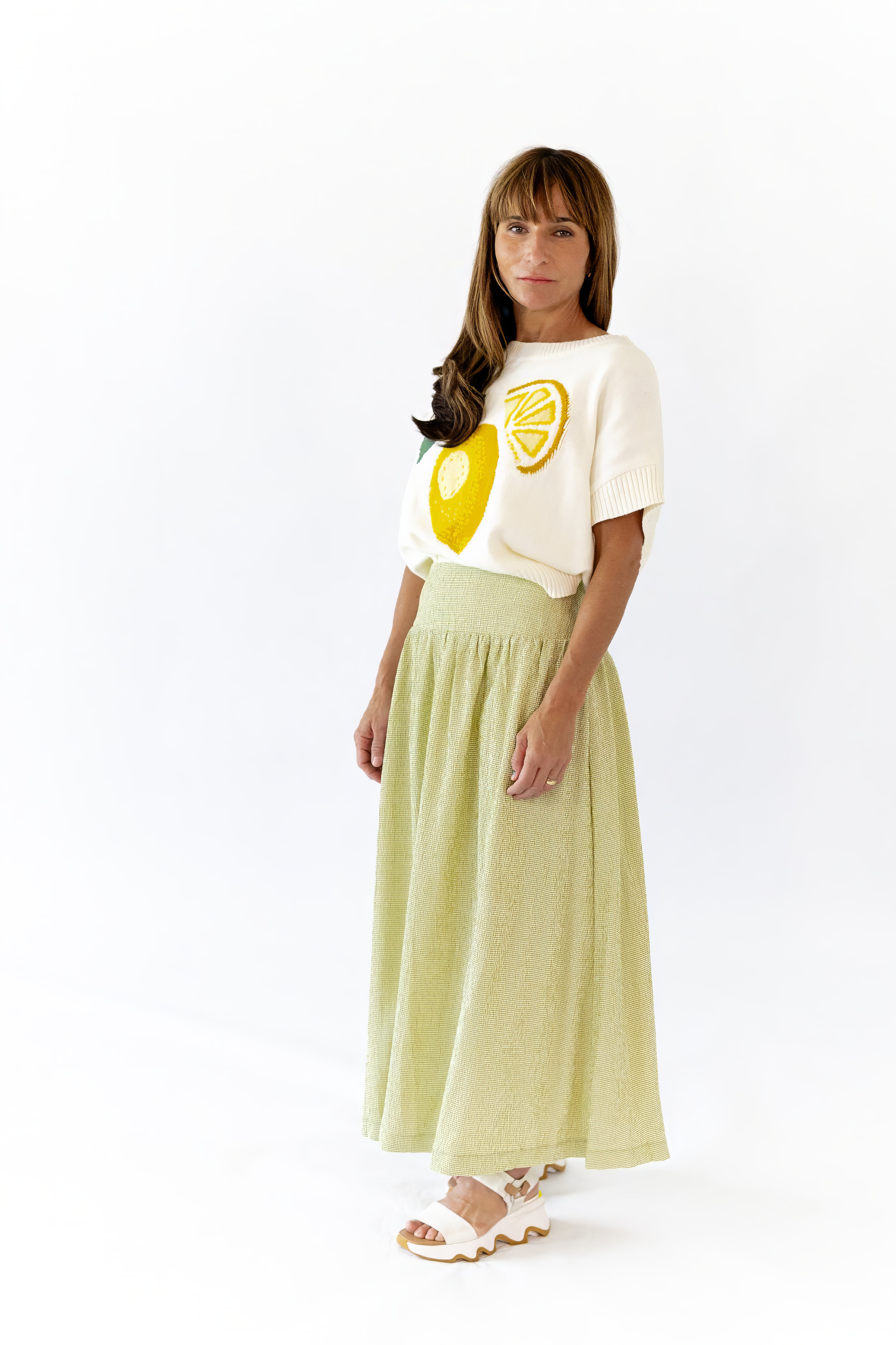 Citrus Peel Knit Top