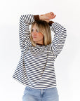 Thea Striped Pullover