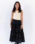 Darla Floral Midi Skirt  ⤫ Restocked