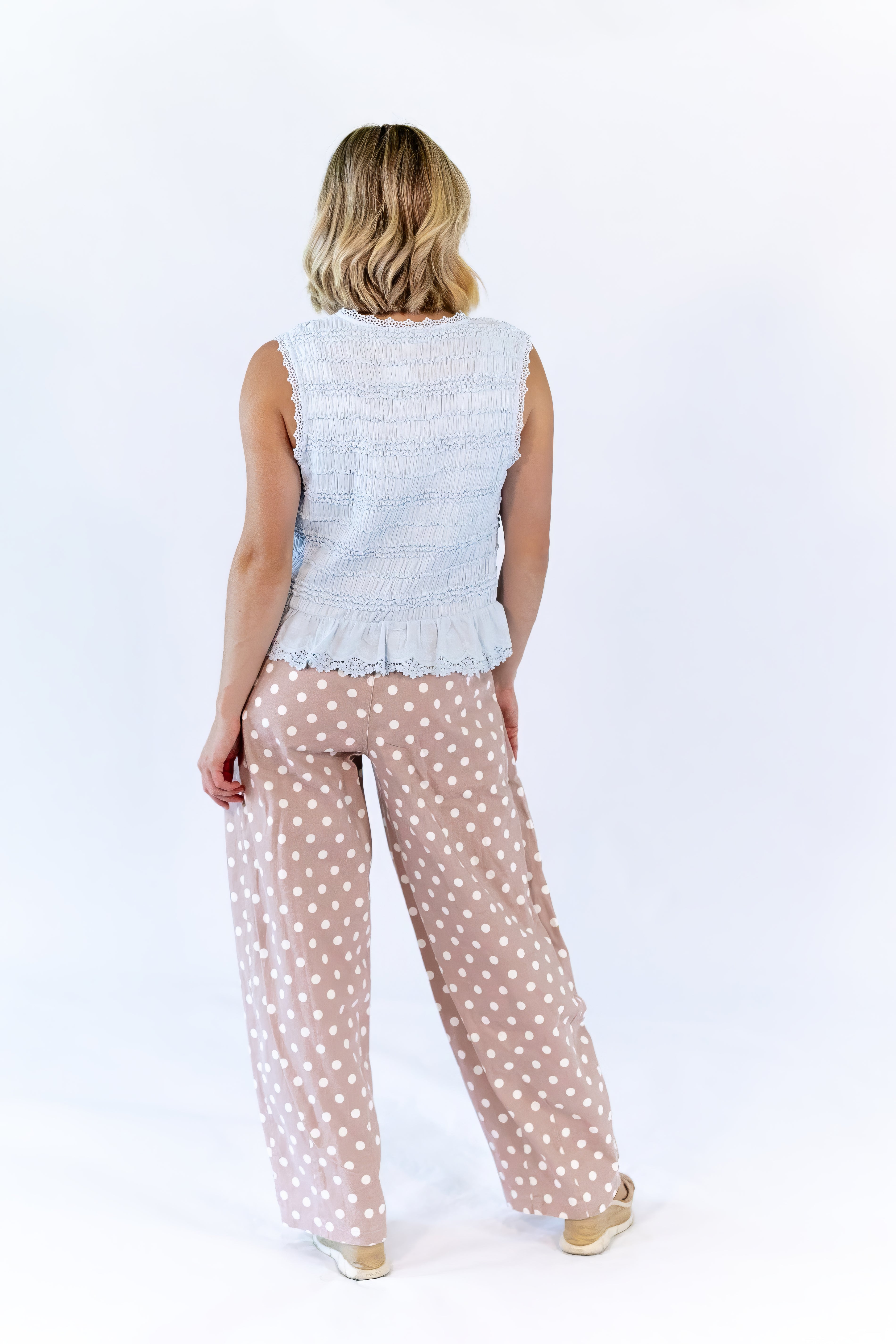 Rune Polka Dot Barrel Jeans