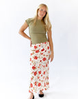 Heather Floral Maxi Skirt