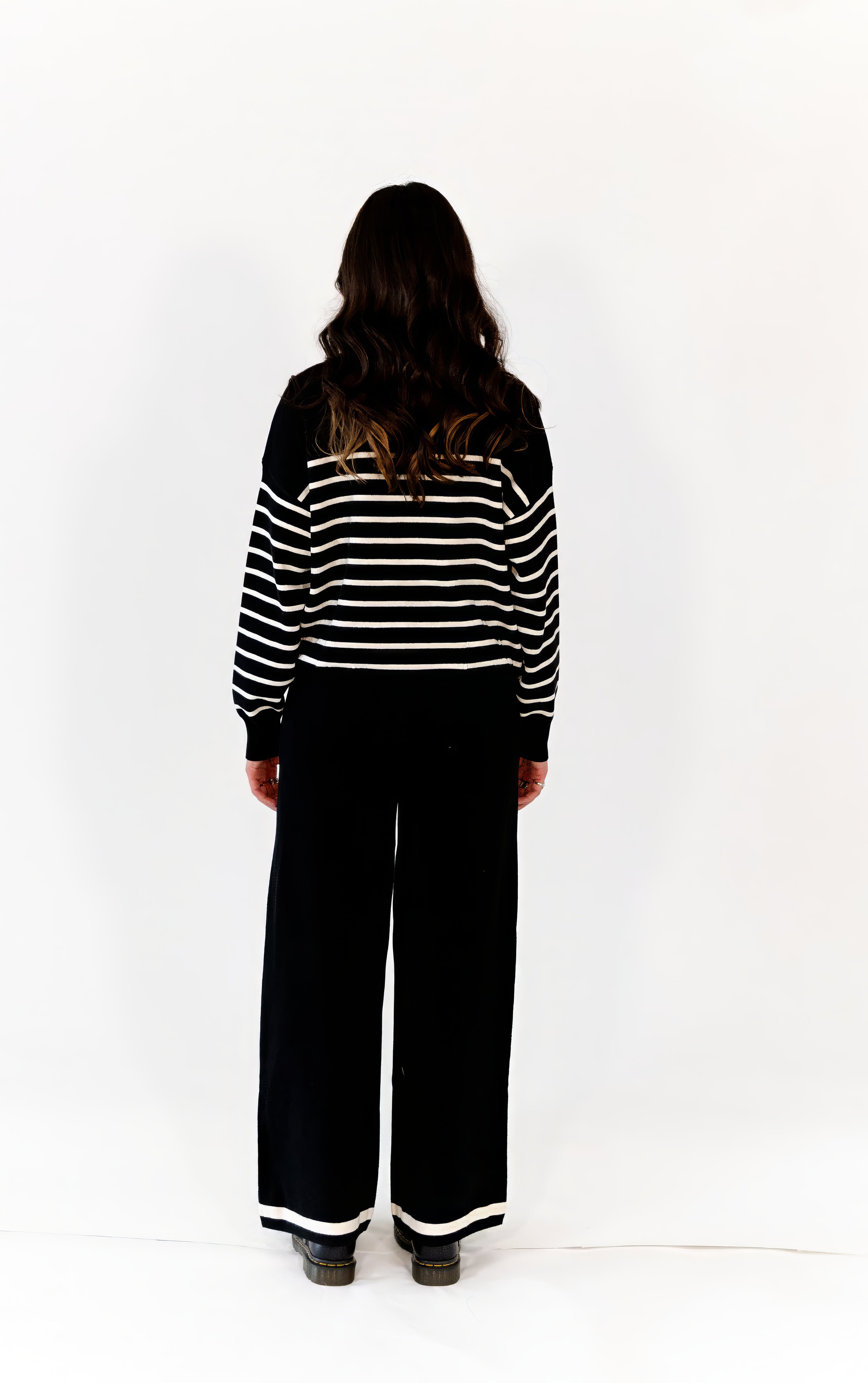 Jenny Striped Sweater Set